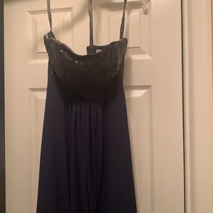 Bill Levkoff Strapless Maxi Dress